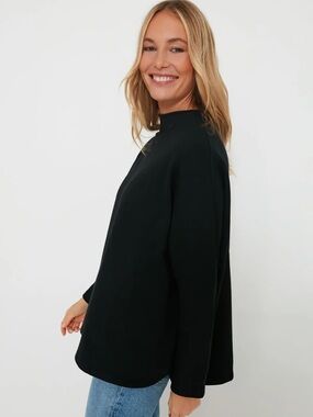 Black Bowie Popover Sweater